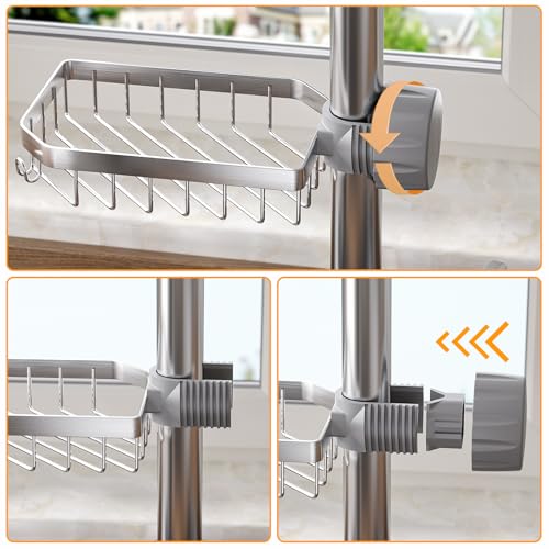 Sponge Holder Over Faucet Kitchen Sink Caddy Organizer