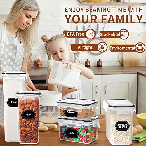 Airtight Food Storage Containers with Lids (12 Count)