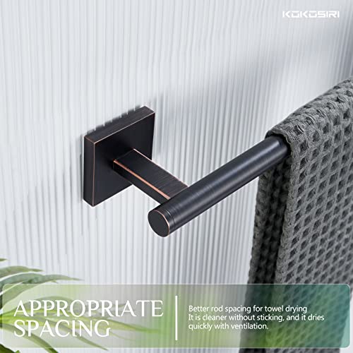 Towel Bar Bathroom Towel Holder for Bath Kitchen Cabinet Towel Rails 20 Inch Oil Rubbed Bronze Stainless Steel B4005ORB