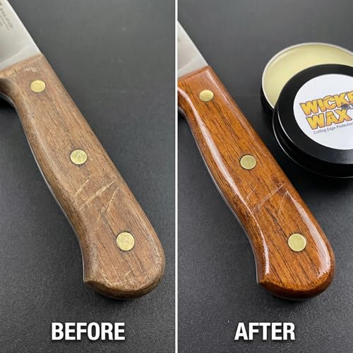 WICKED WAX - (2.0 oz.) - Cutting Edge Knife Protection - For Steel, Wood, Epoxy, Plastic, and Leather - 100% Organic & Food Safe - (USA Made) – Total Clean And Protect (2 Fl Oz)