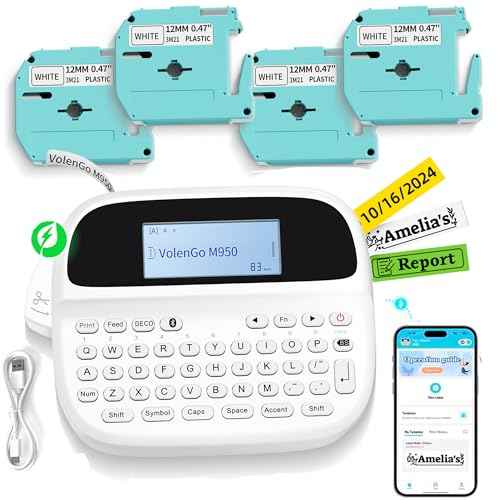M950 Label Maker Machine with Tapes