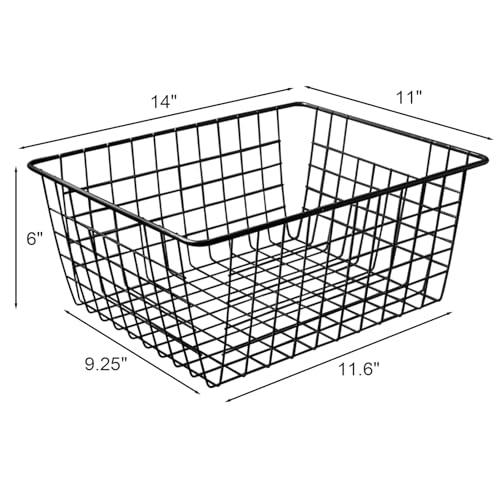 14" Upright Freezer Storage Baskets (2 Count)