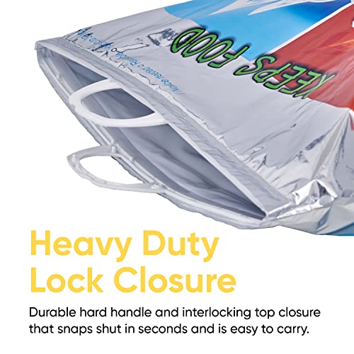 Hot and Cold Insulated Bags for Food Delivery (8 Count)