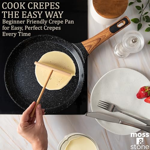 9.5 Inch Nonstick Crepe Pan with Spreader