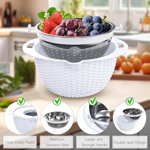 4 1 Strainer with Bowl Set