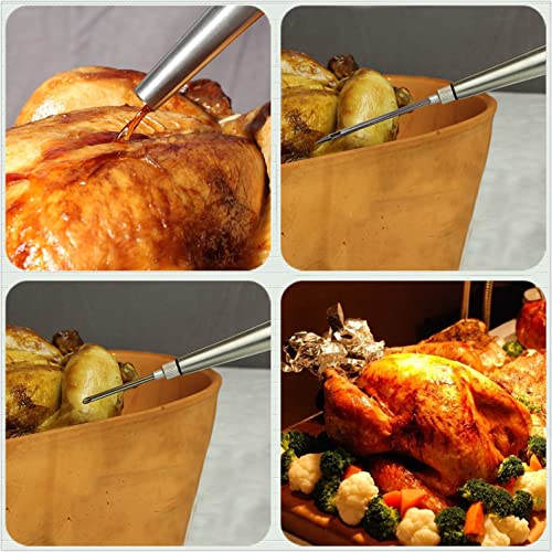 Stainless Steel Turkey Baster with BBQ