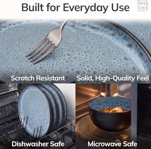 24 Piece Stoneware Dinnerware Set for 6 (24 Count)