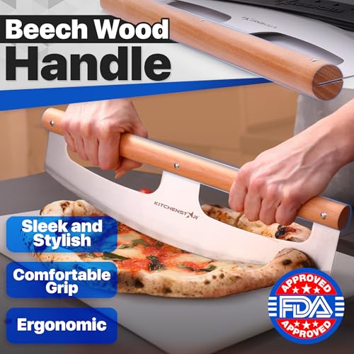 14 Inch Pizza Cutter Rocker Blade