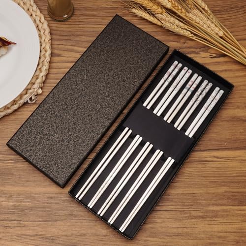Stainless Steel Chopstick Gift Set (5 Count)