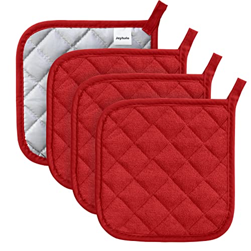 4 Pack Heat Resistant Pot Holders (4 Count)