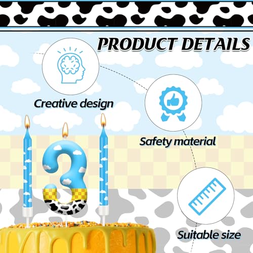 13PCS Toy Inspire Game Story Birthday Candles Set for Kids (13 Count)