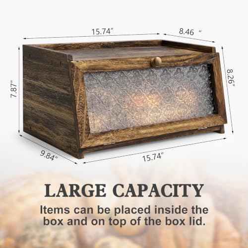 Bread Box for Kitchen Countertop