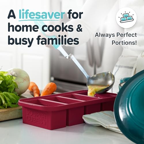 1 Cup Silicone Freezer Trays with Lids (2 Count)