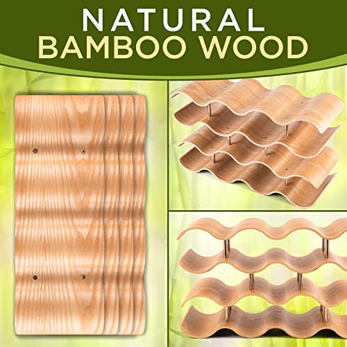 Bamboo Wine Rack (14 Count)