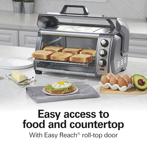 Easy Reach 6 Slice Countertop Convection Toaster Oven