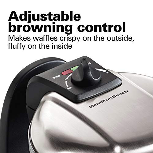 Flip Belgian Waffle Maker with Non