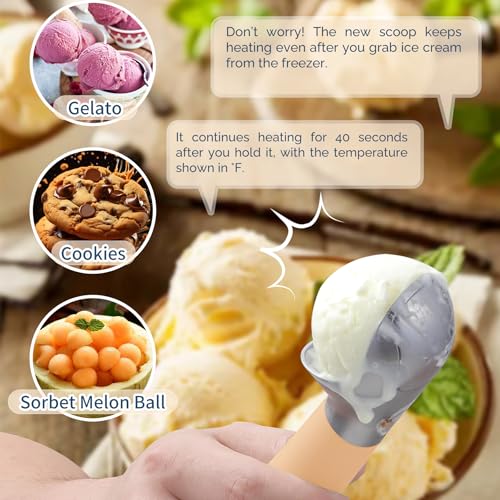 Heated Ice Cream Scoop Rechargeable