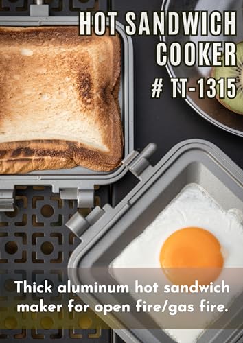 Sandwich Maker Hot Sand Single Burner Gas Fire Open Fire Compact Aluminum TT