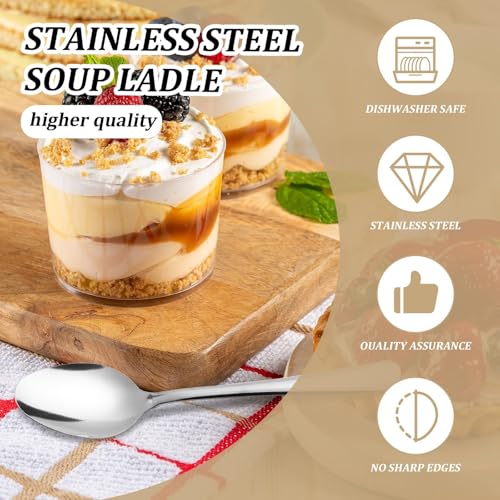 Windsor 96 Pcs Stainless Steel Dinner Spoons (96 Count)