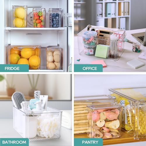 8 Pack Fridge Organizers (8 Count)