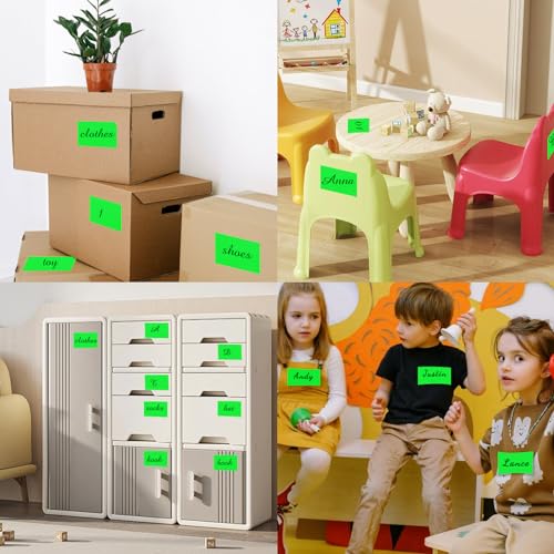 3"X5" Rectangle Color Coding Labels