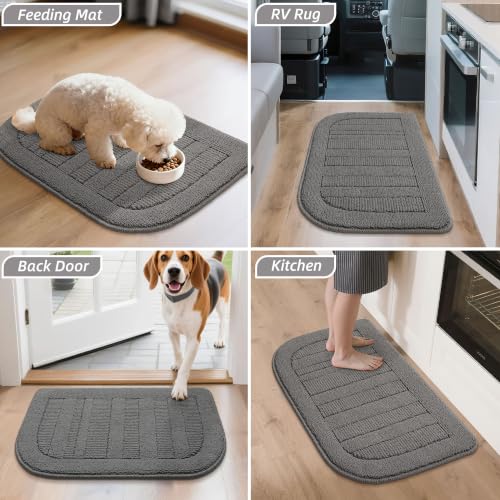 24x40 Inch Kitchen Rugs Non Slip Washable Kitchen Sink Rug (7 Sq Ft)