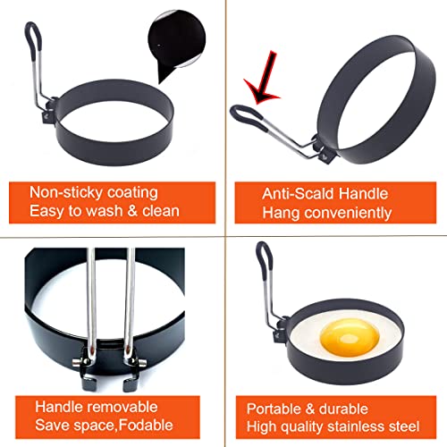 Upgrade 4'' Large Egg Rings Set (6 Count)
