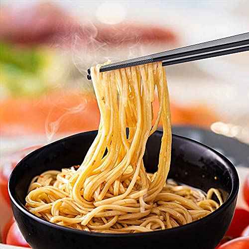 Metal Chopsticks Reusable Titanium Plated Stainless Steel Chopsticks Japanese Korean Chopsticks for Food & Cooking 9.5Inch Non