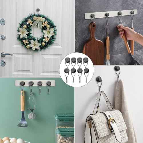 85lbs+ Magnetic Magnet Hooks 2026 Cruise Cabin Ship Essentials (12 Count)