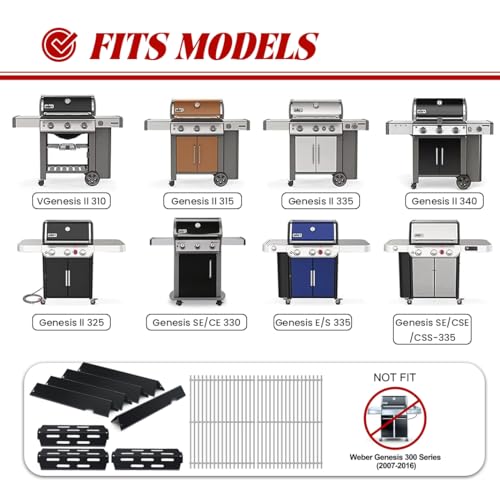 Grill Parts for Weber Genesis 2 Grill Parts GS4 Replaces 66032 66795 66095
