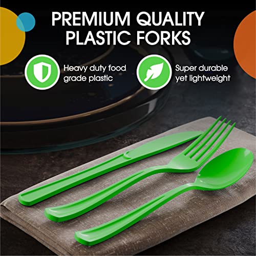 Party Solids Plastic Spoons (200 Count)