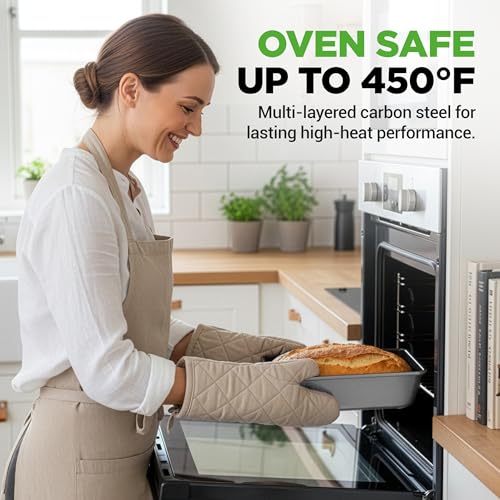 8 Piece Nonstick Stackable Bakeware Set