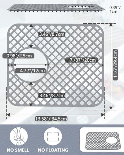 2 Pack Silicone Sink Protectors for Kitchen Sink