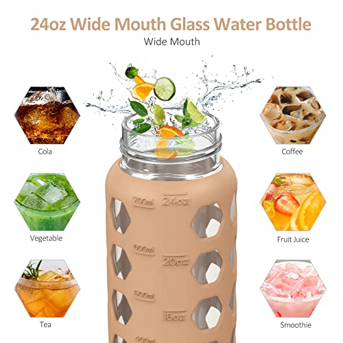 24oz Glass Water Bottle