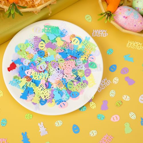 Easter Confetti Party Table Decorations