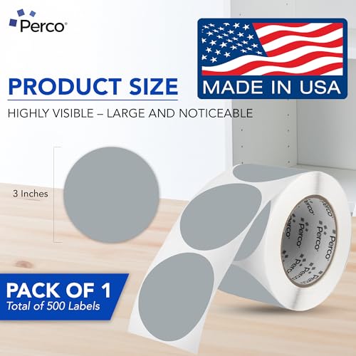 Grey Round Circle Dot Sticker 3