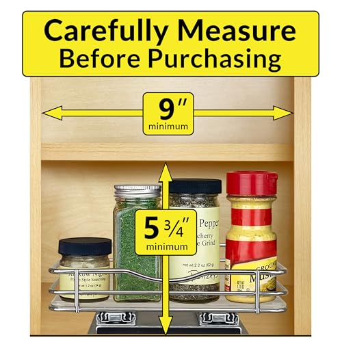 Pull Out Spice Organization for Cabinets
