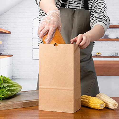 Bag Tek 12 LB Disposable Lunch Bags 100 Sturdy Take (100 Count)