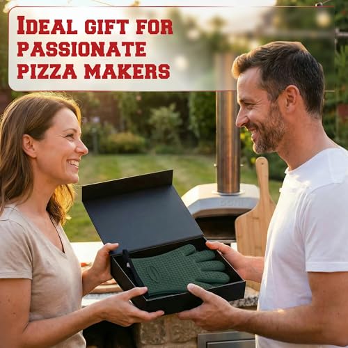 XL Silicone Pizza Oven Gloves Heat Resistant Oven Mitts