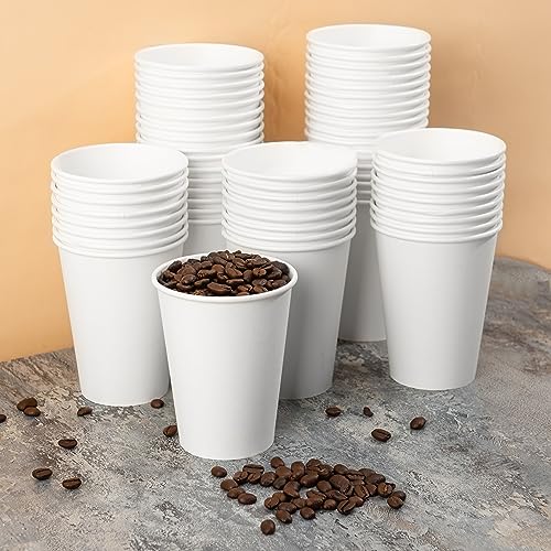 1000 Pack 12 oz Disposable Paper Coffee Cups (1000 Count)