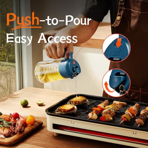16oz 470ml Glass Olive Oil Sprayer for Cooking
