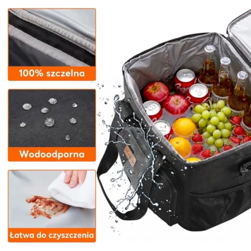 Medium Lunch Bag Insulated Lunch Box Soft Cooler Cooling Tote for Adult Men Women