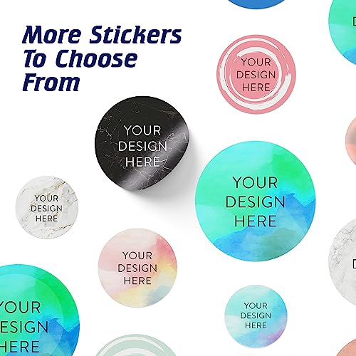 100 Custom Vinyl Stickers (100 Count)