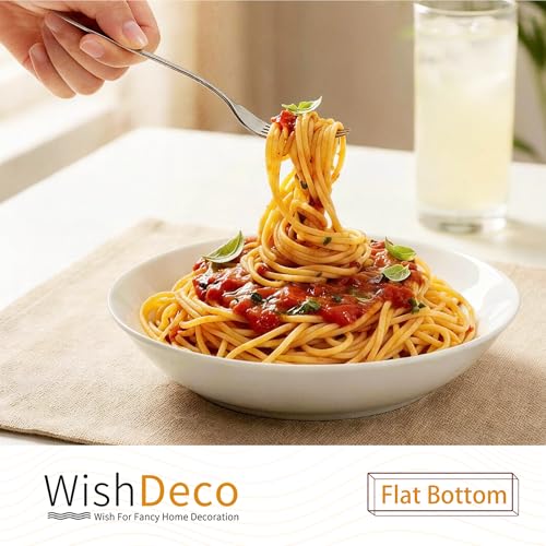 White Pasta Bowls Set of 6 (6 Count)