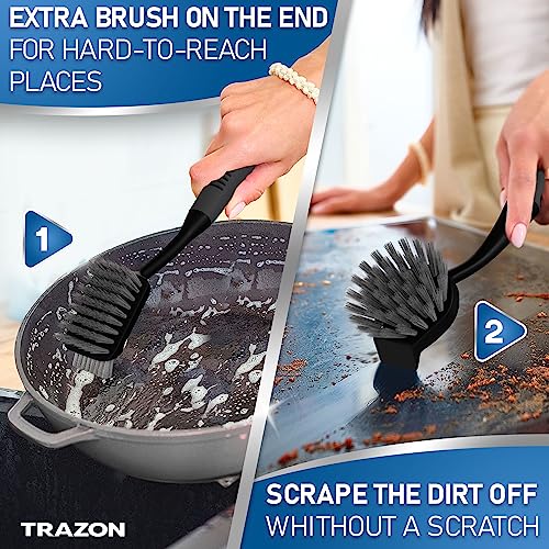 Dish Brush Set of 5 with Holder (5 Count)