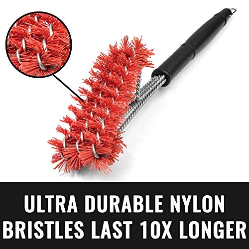 Nylon Grill Brush for Porcelain Grates