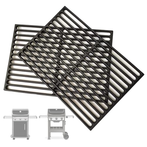 7526 7527 17.5" Grill Grates Replacement for Weber Spirit II 300 Series