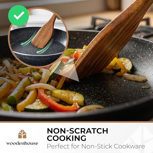 Wooden Spoons for Cooking 13 Pcs (13 Count)