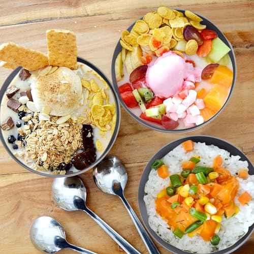 EI 8pcs Wheat Straw Bowls