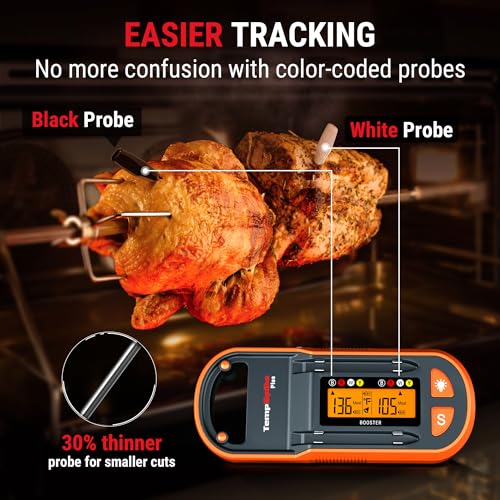 TempSpike 600ft Wireless Meat Thermometer with 2 Color (2 Count)